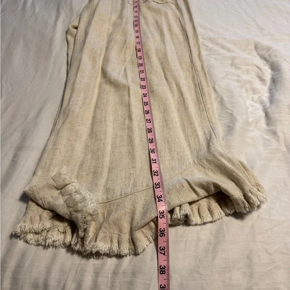 Super Cute Boho Flowy Linen Pants - Picture 4 of 7